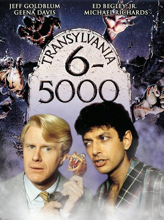 Transylvania 6-5000, Jeff Goldblum, Ed Begley Jr., Joseph Bologna, Carol Kane, Jeffrey Jones, Geena Davis, John Byner, Michael Richards, Donald Gibb, Norman Fell