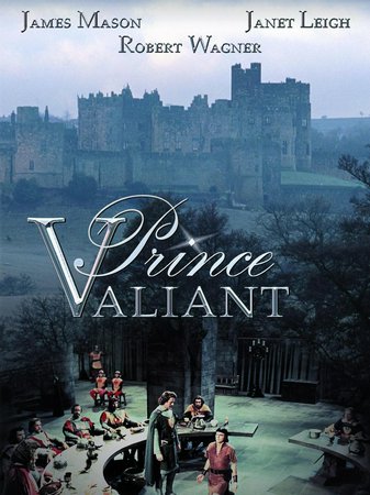 Prince Valiant, Robert Wagner, James Mason, Janet Leigh, Debra Paget, Sterling Hayden, Victor McLaglen, Donald Crisp, Brian Aherne, Barry Jones, Mary Philips