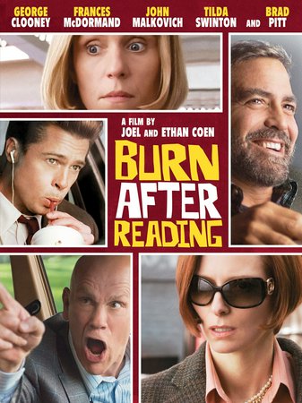 Burn After Reading, George Clooney,Frances McDormand,John Malkovich,Brad Pitt,Tilda Swinton,Richard Jenkins,J.R. Horne,Brian O'Neill,Karla Mosley,J.R. Horne