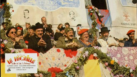 La vaquilla, Violeta Cela, Francisco Salas, Luis Ciges, Adolfo Marsillach, José M. Sacristán, Amparo Soler Leal, Valentin Paredes, Alfredo Landa, Paco Valdivia, Fernando Sancho