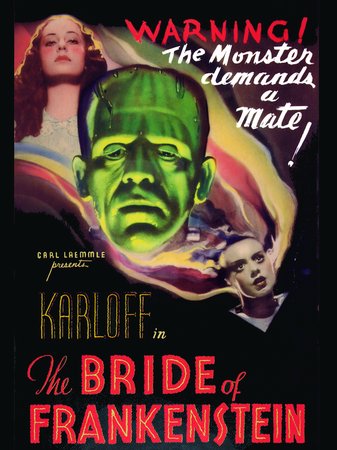 The Bride of Frankenstein, Boris Karloff,Colin Clive,Valerie Hobson,Elsa Lanchester,Gavin Gordon,Douglas Walton,Una O'Connor,E.E. Clive,Lucien Prival,O.P. Heggie